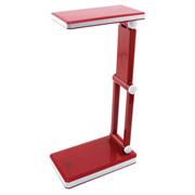 Folding LED Rechargeable Desk Lamp, Red